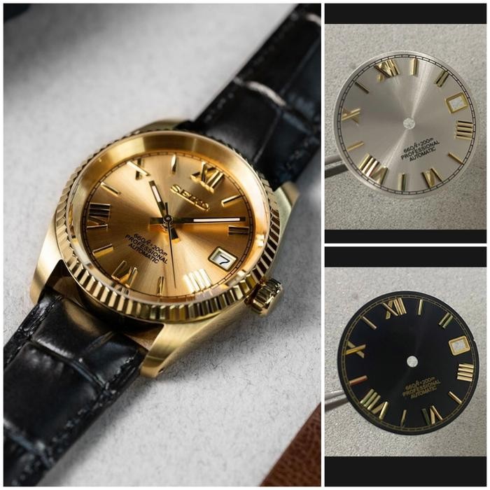 Seiko Mod Datejust 39mm Gold