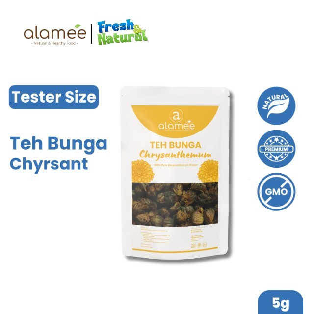 

Teh Bunga Chrysanthemum Tea Krisan Emas Golden Crysant Herbal Alami Organik Alami Crysanthemum 5gr fresh and natural