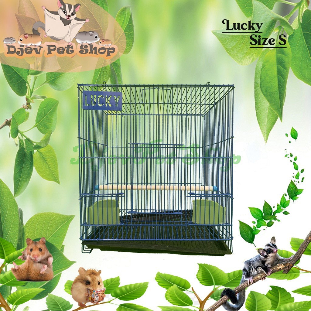 KANDANG BESI LIPAT IMPORT LUCKY SIZE S|| KANDANG SUGAR GLIDER || KANDANG BESI