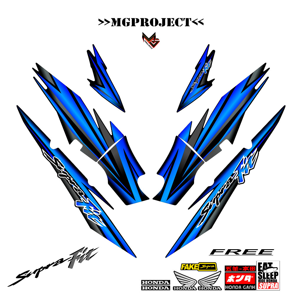 striping supra fit lama/ supra fit old (sku1)/ stiker hoda supra fit lama #striping #suprafit
