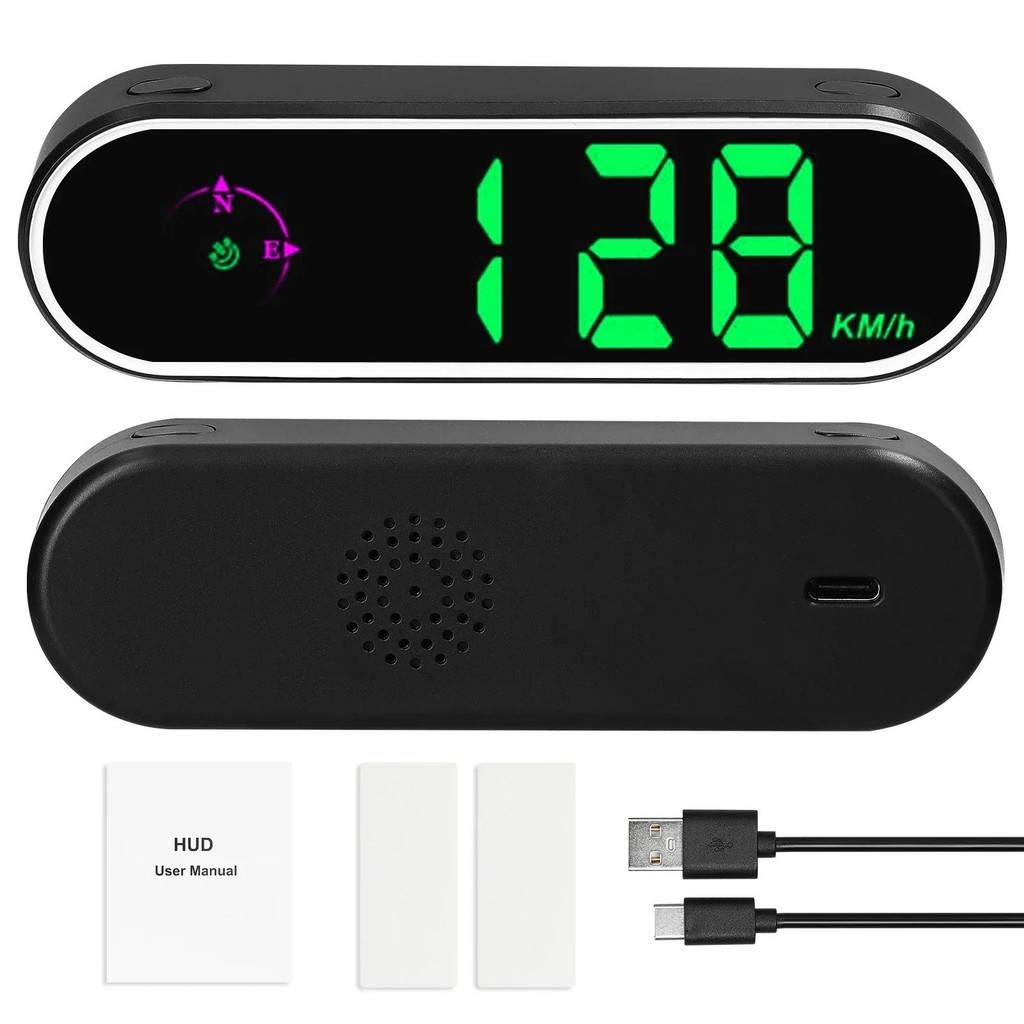 Speedometer Gps Mobil Dengan Tampilan Multifungsi Time Display, Direction Display,Color Switch,