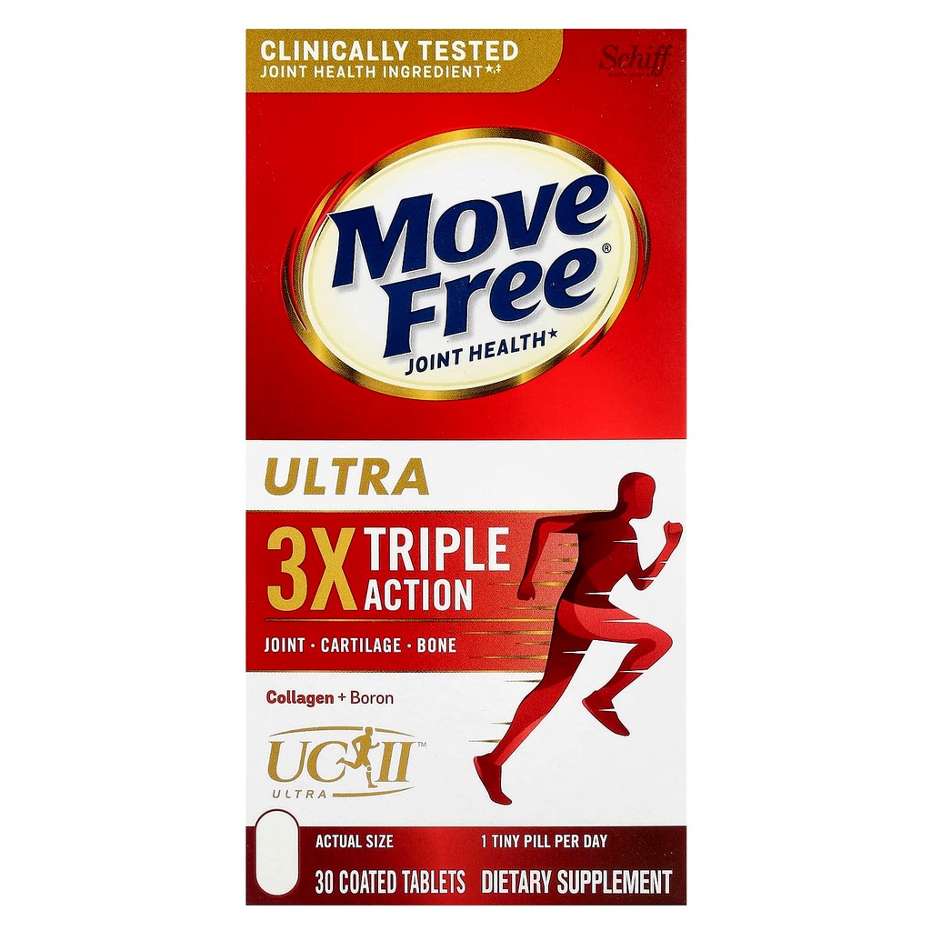 Move Free Joint Health, Ultra, Triple Action, 30 Coated
