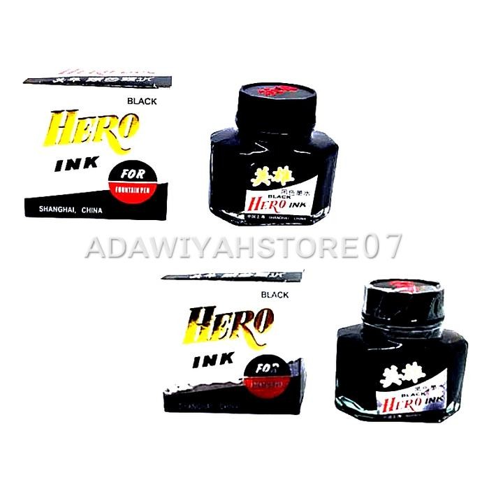

Promo fountain pen piot japan angka nib 1 Mm kaam kaigrafi tinta hero - tinta 10 m