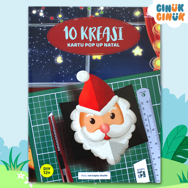 Buku Aktivitas Anak DIY 10 KREASI KARTU POP UP NATAL