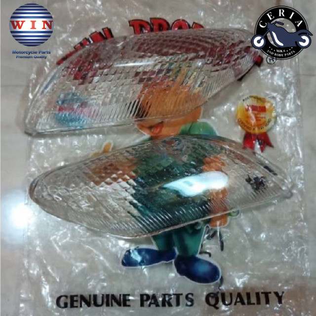 Mika Lampu Sen Depan Putih / Oranye Bening Yamaha F1Z R 2001 2002 2003 2004 2005 WIN | kaca riting s