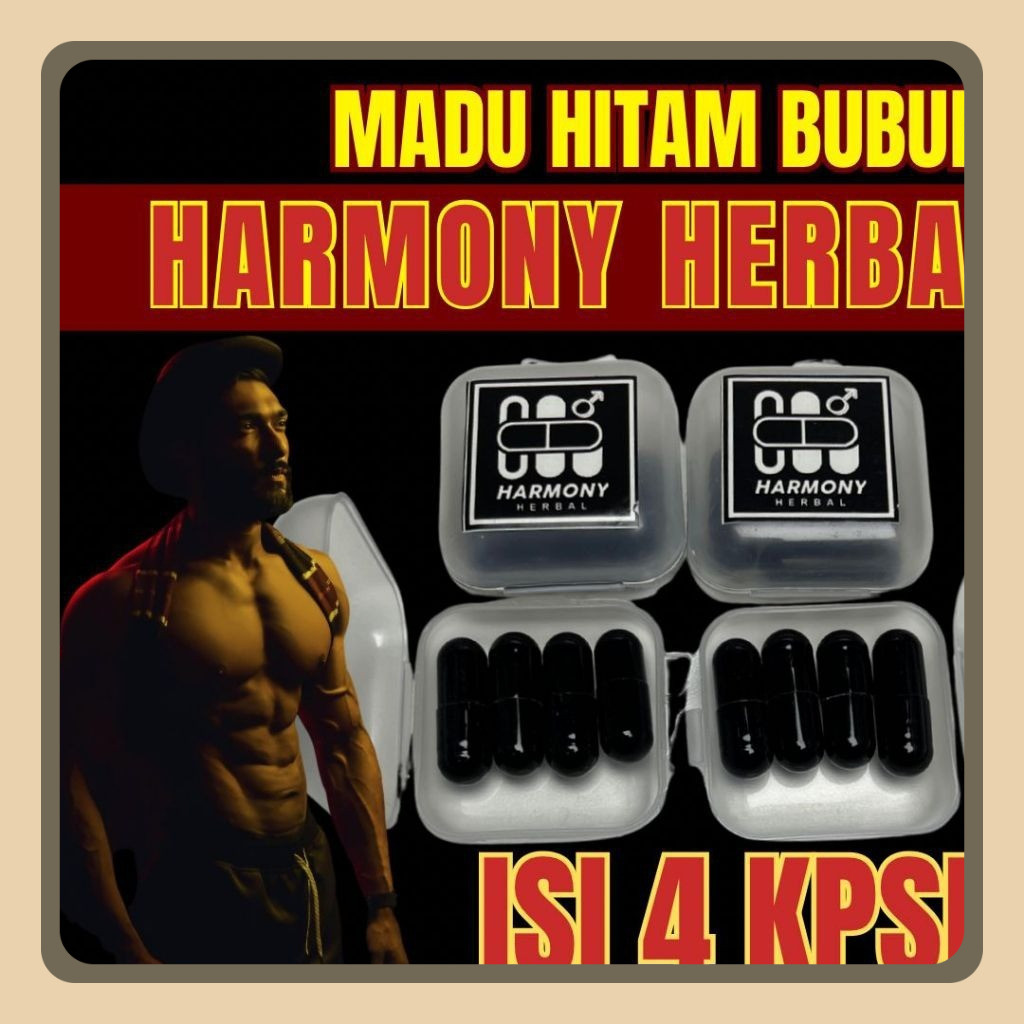 

DI JAMIN KU4T BERJ4M-JAM (ISI 4KPSL) MADU HITAM HARMONY