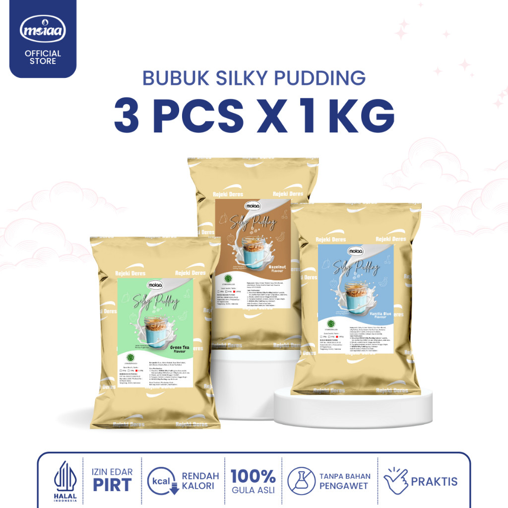 

MOIAA - Paket Hemat 8 - Silky Pudding MOIAA 1 Kg Isi 3pcs
