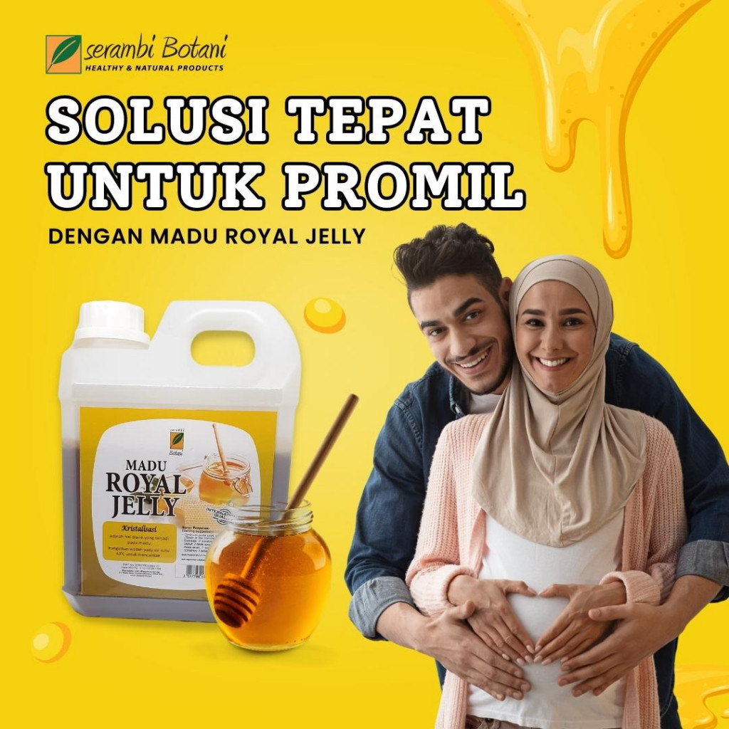 

NEW Madu Promil Suami Istri Royal Jelly Asli Murni PREMIUM