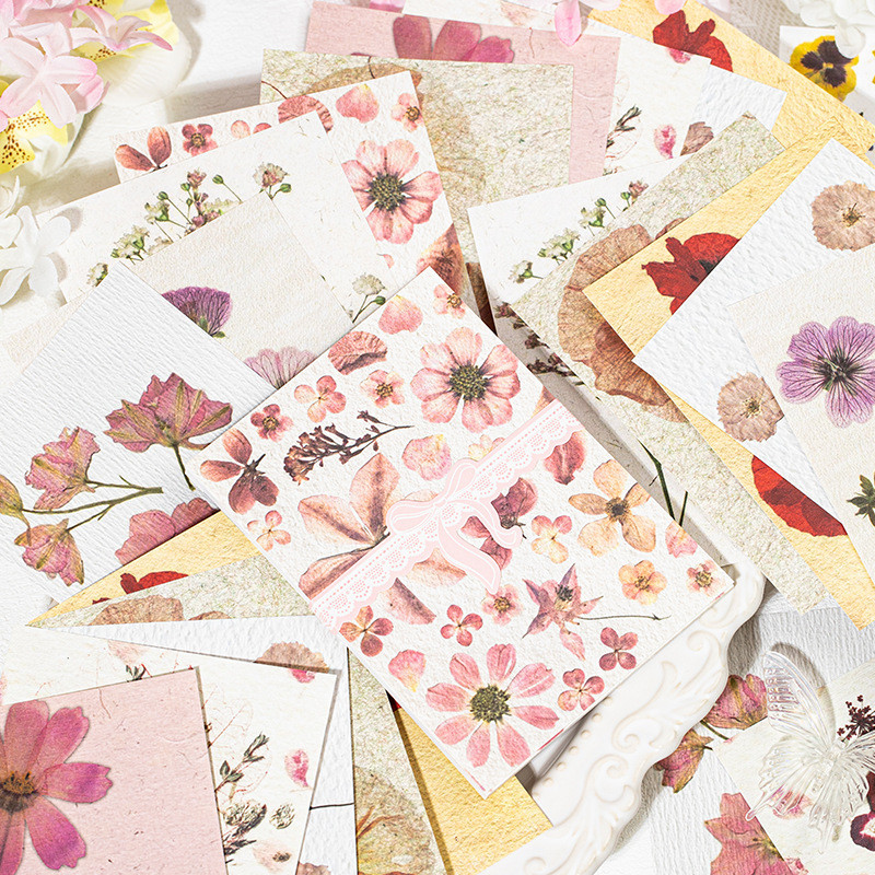 

[HARU] Kasuga Story Series Embossed Material Deco Paper Journaling Scrapbook Journal kit Kertas Motif