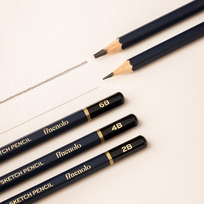 

TERLARIS! Deli Sketch Pencil Set / Pensil Sketsa Gambar isi 8 Box Metal EC26 Alat Kayu - EC26, Standar