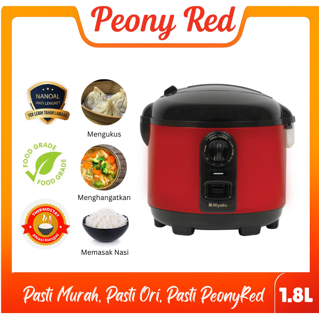 [PROMO] MIYAKO Rice Cooker Rendah Gula | Low Sugar 5 In 1 MCM 721 LST / MCM721 LST / MCM721LST