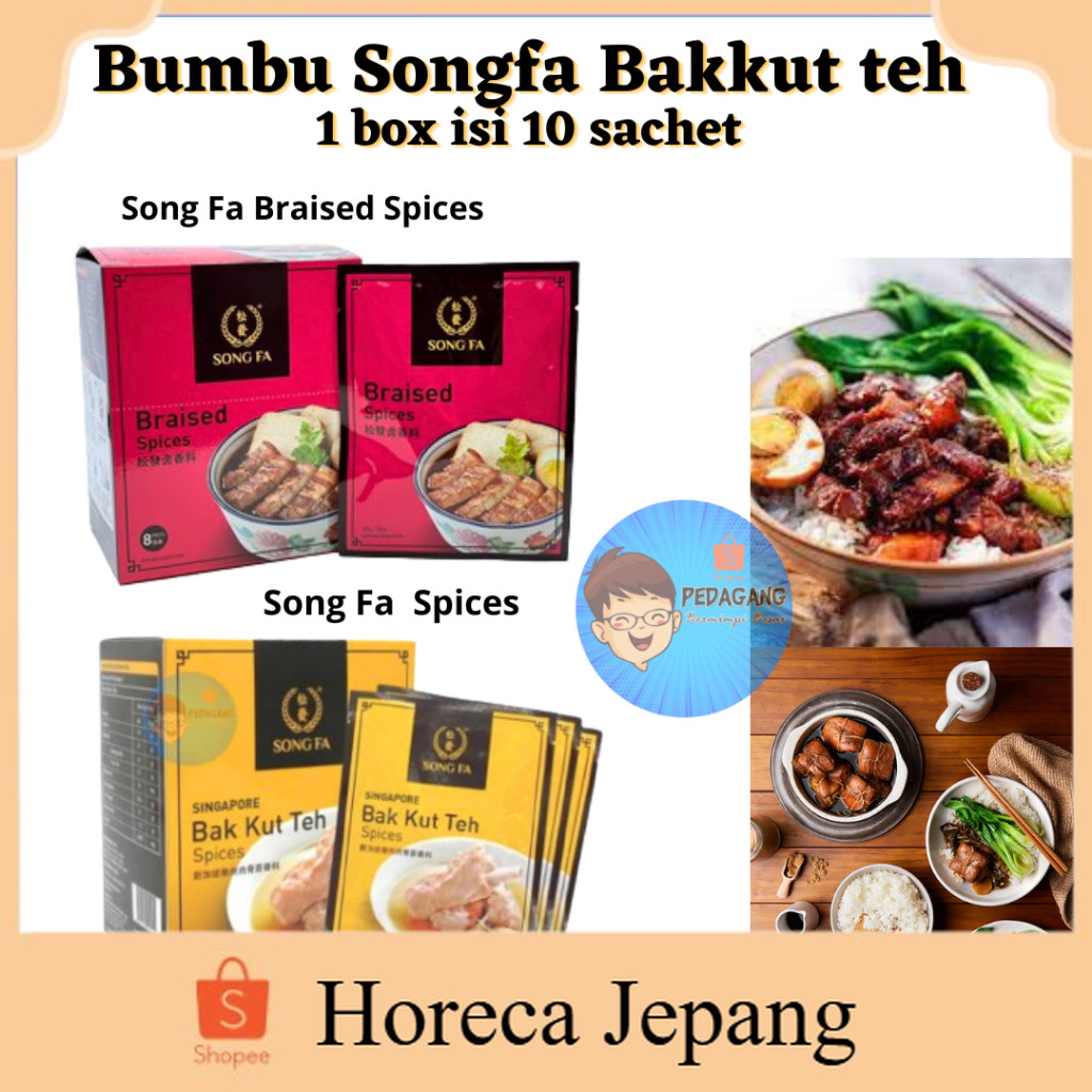

Bumbu Songfa Bakkut teh 1 box isi 10 sachet/Song Fa Bak Kut Teh Singapore / Song Fa Braised Spices / Bumbu Song Fa Bakut Teh Instant/ Songfa Bak Kut Teh Bumbu Songfa Bakkuteh/ Bumbu Songfa Bakkut teh/ Song Fa Bak Kut Teh Spices/ Songfa Bak kut Teh