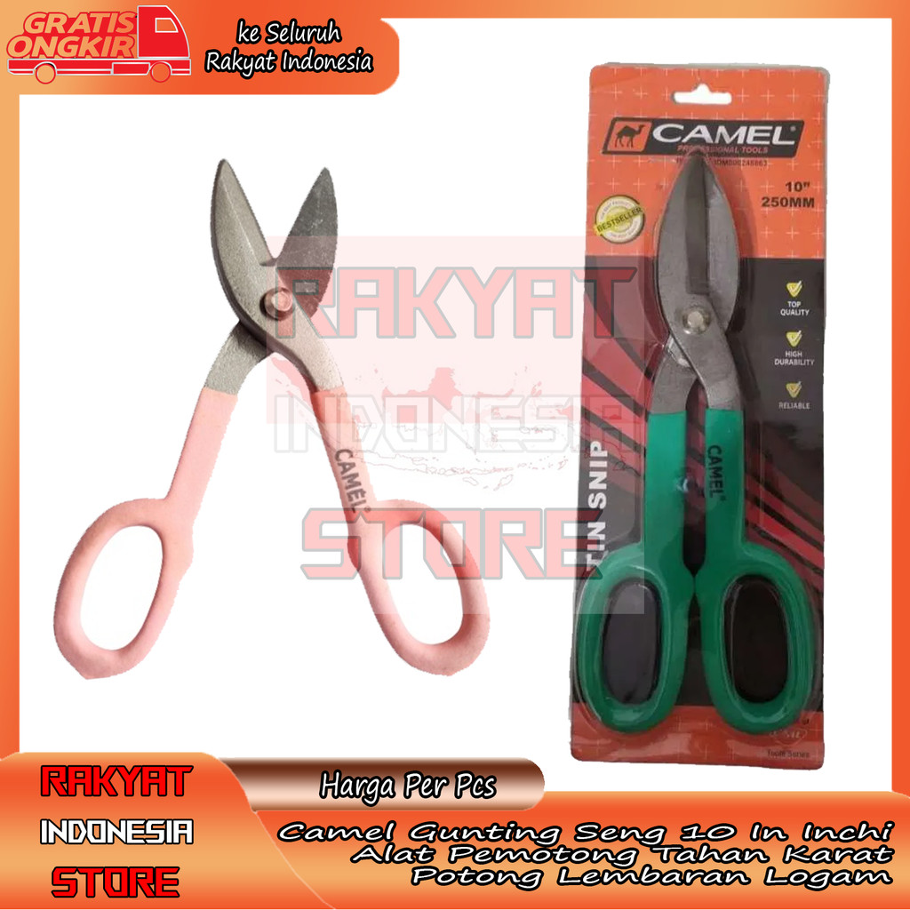 

Camel Gunting Seng 10 Inchi Alat Potong Manual Baja Presisi Anti Selip Pegangan Ergonomis Tahan Lama Profesional Daya Cengkeram Maksimal Ringan Material Tahan Tekanan Peralatan Konstruksi XRFA Perkakas Industri Ringkas
