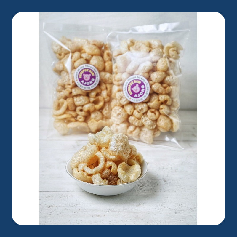 

KERUPUK BABI AJONG 250gr( Ada sedikit2 SAMCAN)