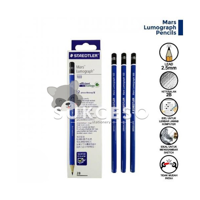 

Staedtler Pensil Mars Lumograph 100 2B