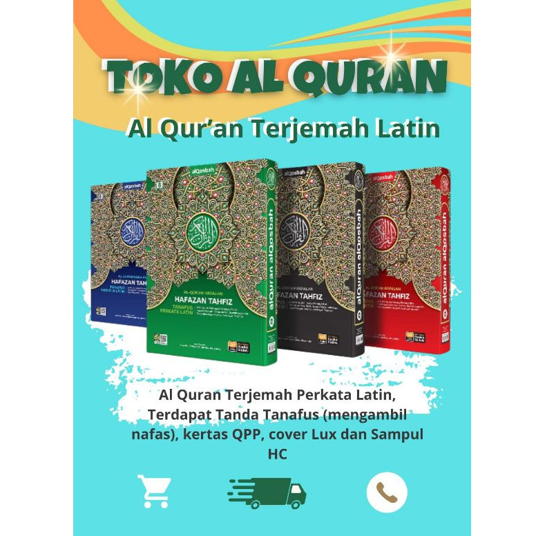 

Alquran Terjemah Perkata Latin | Tajwid Warna | Ukuran Sedang A5 | Hafazan Tahfiz |