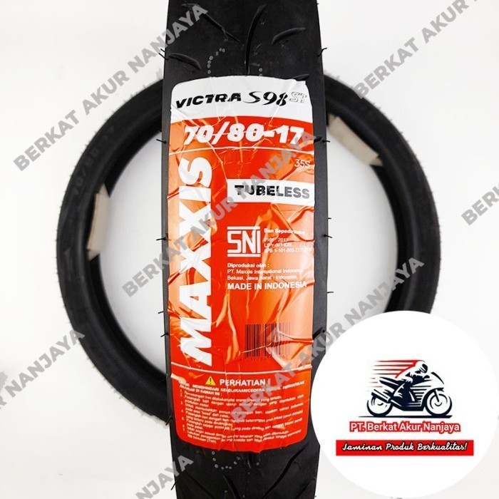 Ban Maxxis Victra 70/80-17 Tubeless