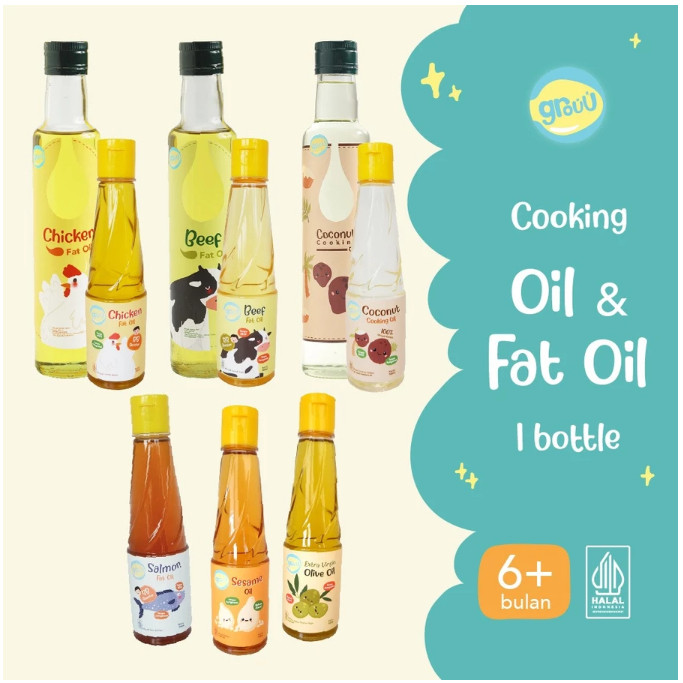 

GROUU - Fat Oil / Minyak Lemak - MPASI BB Booster