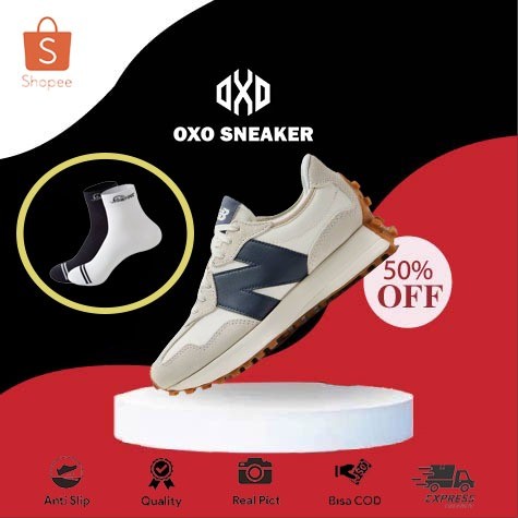 Sepatu wanita NEW BALANCE 2025 musim panas baru seri NB327 sepatu kasual wanita ringan dan bernapas 