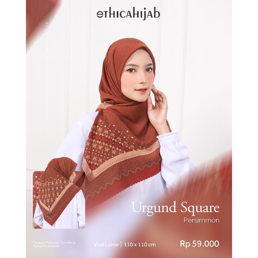 NC_Hijab Eticha Hijab Voal Motif Premium Urgund Square Kerudung Segi Empat By Ethica Hijab