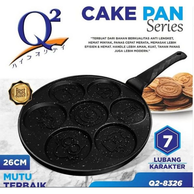 cetakan kue karakter Pan 7 Lubang Karakter Q2-8326