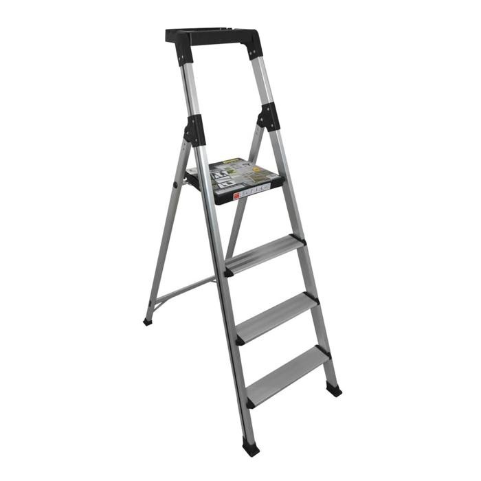 Tangga Lipat Aluminium KRISBOW 1.2 Meter 4 Pijakan Tangga Portable