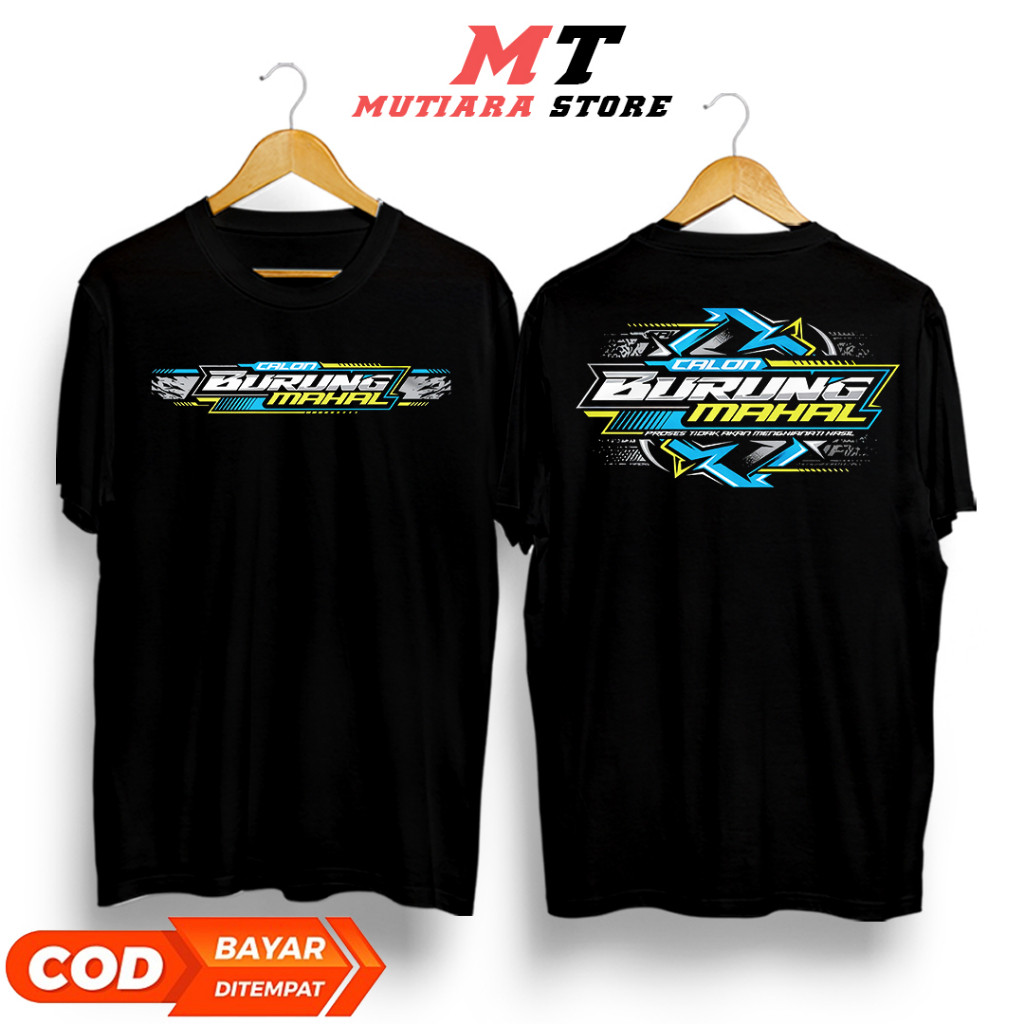 Kaos Fashion BURUNG MAHAL Cotton Combad 30s Premium sablon Dtf Baju Cewek Cowok Bisa COD 03