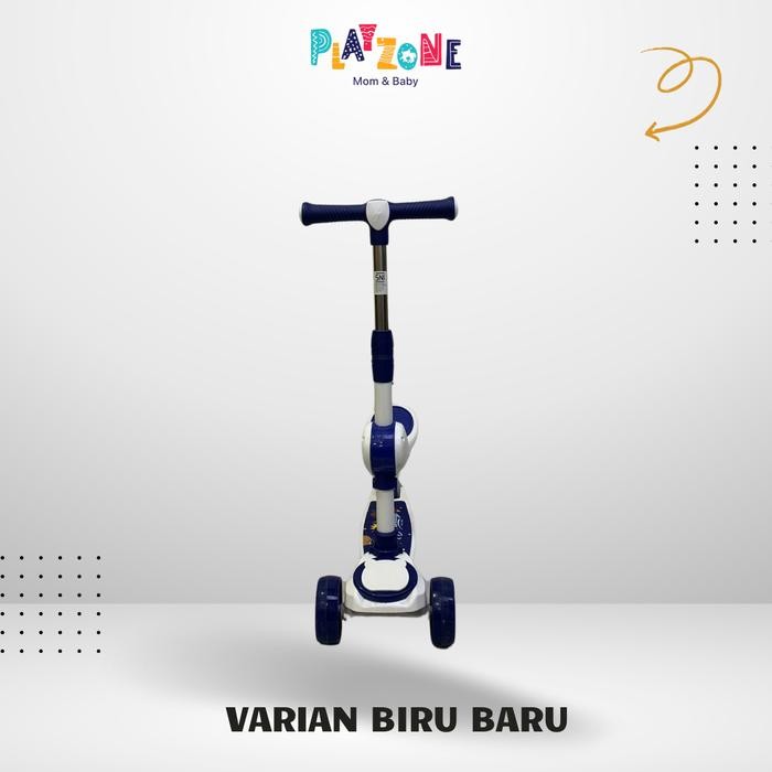 r Z e [PZ] COD SNI / Scooter Sepeda Duduk / Mainan Anak Skuter Otoped 3 Roda 2in1 / Ada Musik Lagu /