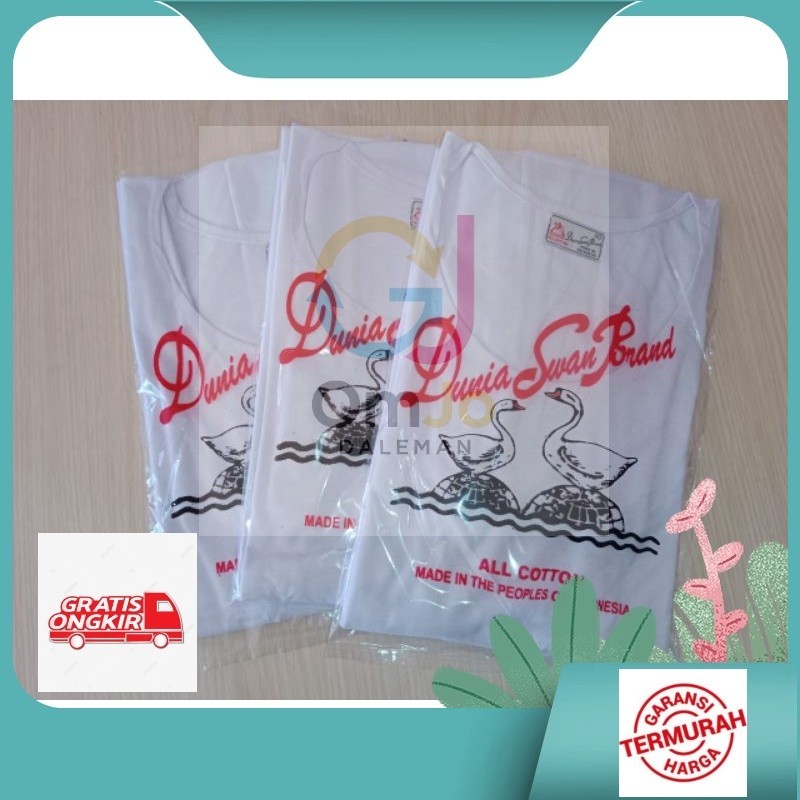 Dunia swan oblong / kaos oblong dunia swan - OmJo Daleman