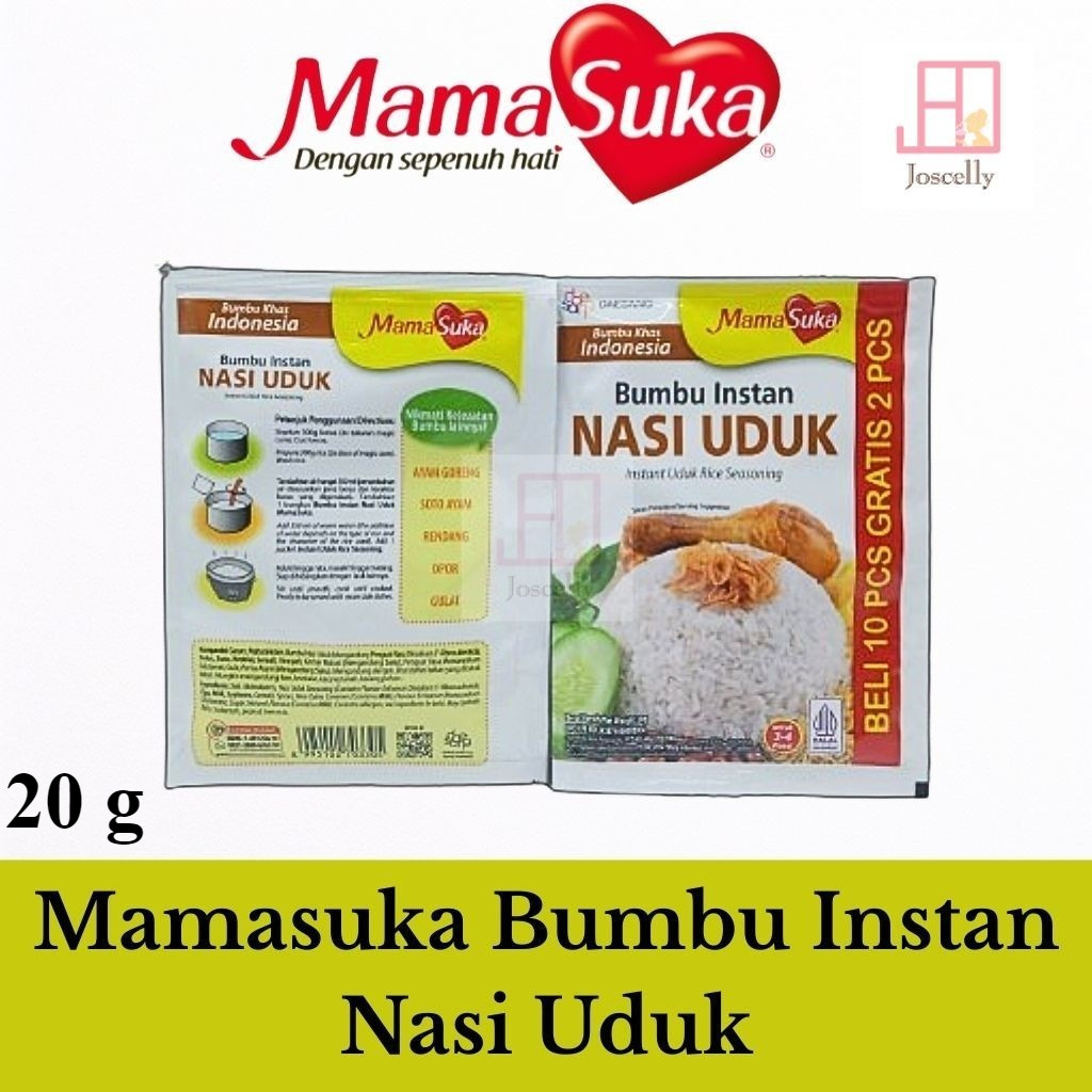 

JOSCELLY.ID MAMASUKA Bumbu Instan Nasi Uduk 20 gr