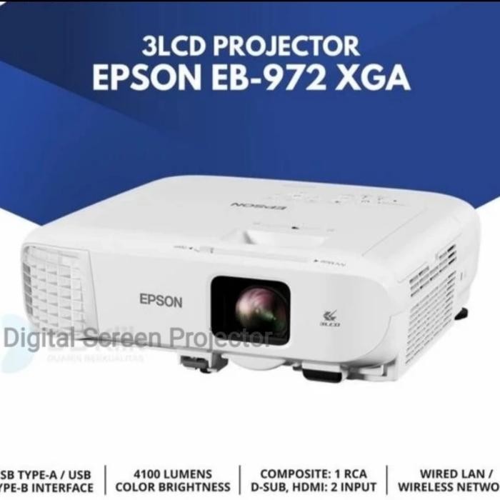 PROYEKTOR EPSON EB-972 | EPSON EB972 | Projector Epson EB 972