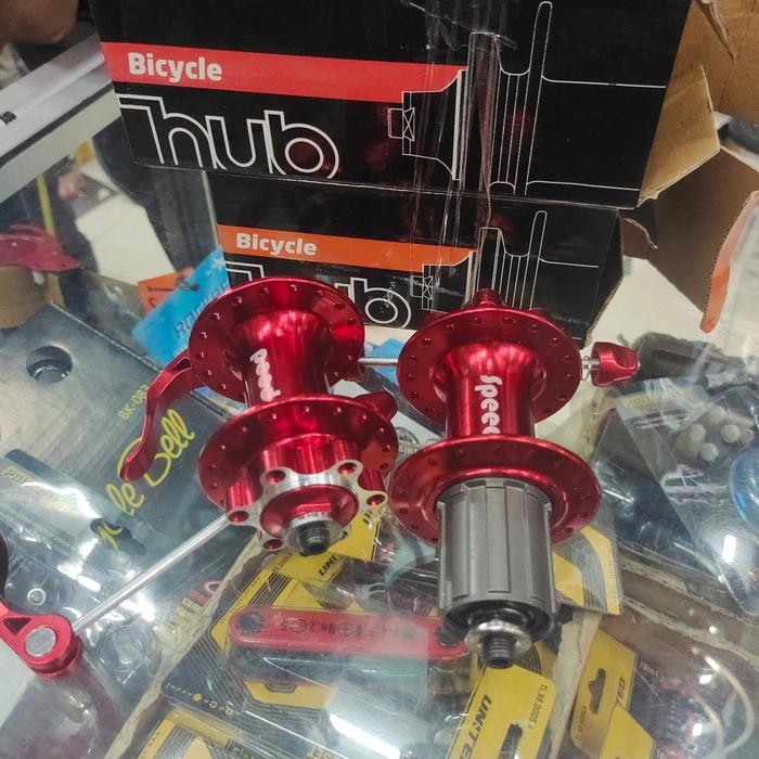 Hub freehub 36 hole speed jangkrik - Merah