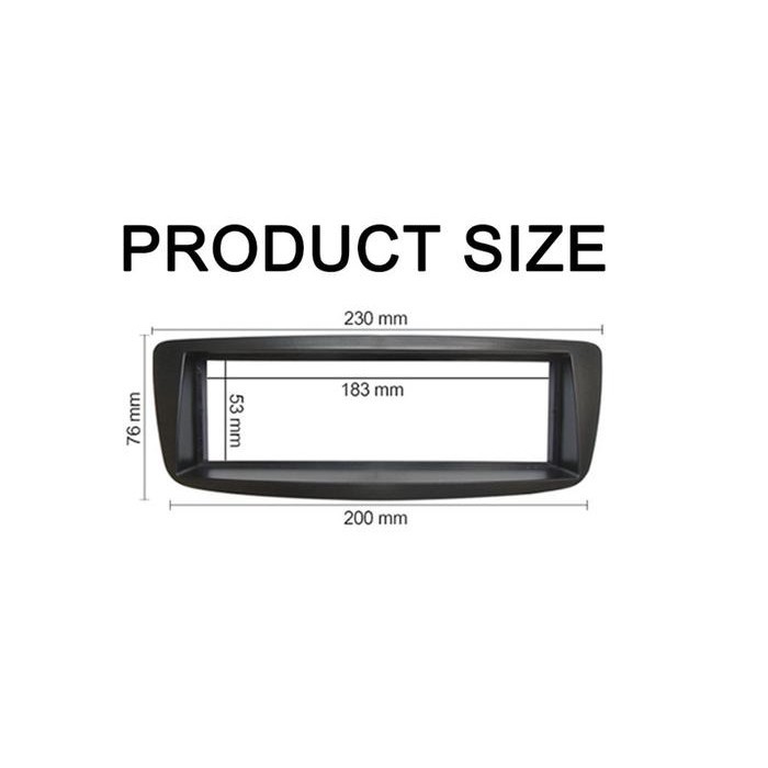 Frame Head unit 1 din Panel Peugeot 206 tahun 1998