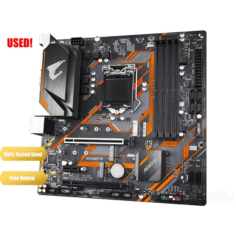 GIGABYTE  B365M AORUS ELITE Micro ATX Intel B365 M.2 SSD New 64G Double Channel Support 8 9 Gen LGA 