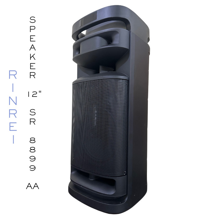 Speaker Portable Bluetooth Mic Wireless 12 Inch Rinrei SR 8899AA (A)
