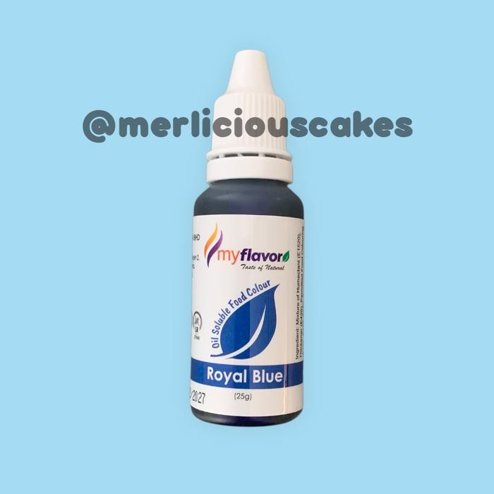 

Royal Blue Oil My Flavor Food Colour Pewarna Makanan Buttercream