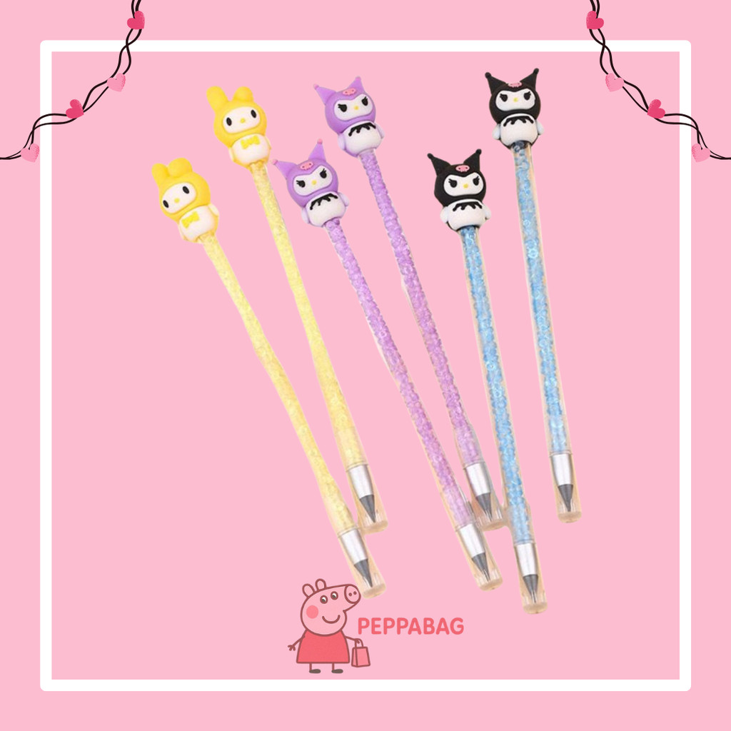 

Pensil Mutiara Pearl Sanrio Melody Kuromi Cinamon Labubu - ES0400
