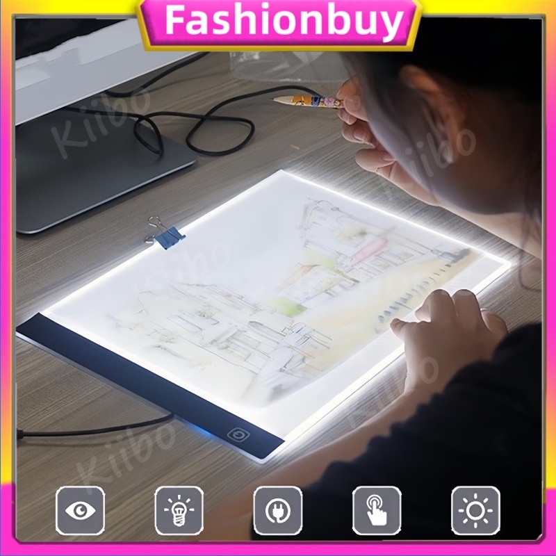 

【Ready Stock】A3/A4/A5 Drawing Board Papan Jiplak Gambar Papan LED Light Ultra Slim Menyalin Board