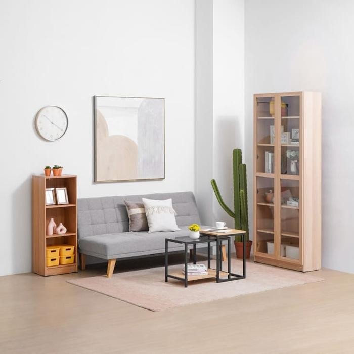 Sofa Bed Minimalis INFORMA Gonzales Sofa Tidur Fabric 3 Dudukan