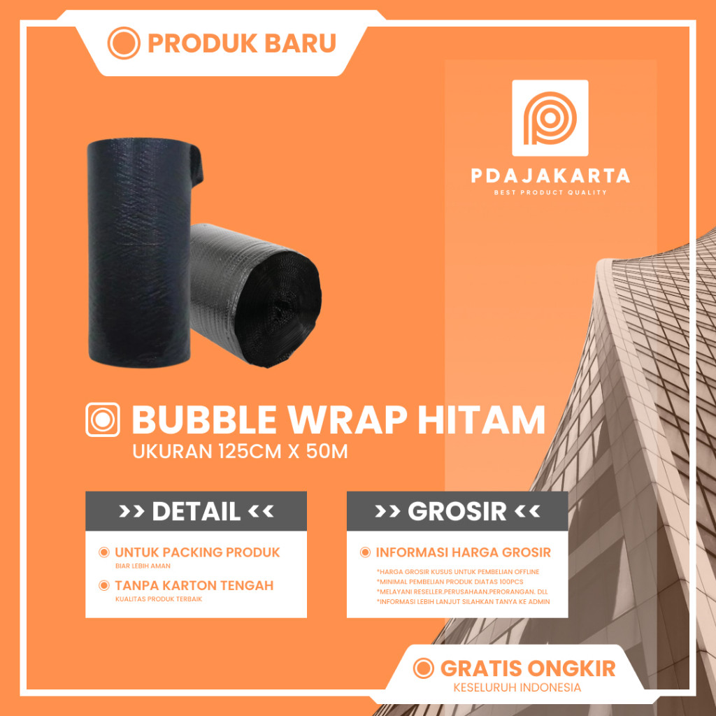 

KAYDEN STORE KHUSUS INSTAN BUBBLE WRAP PREMIUM QUALITY | BUBBLE WRAP TEBAL 125 x 50 CM