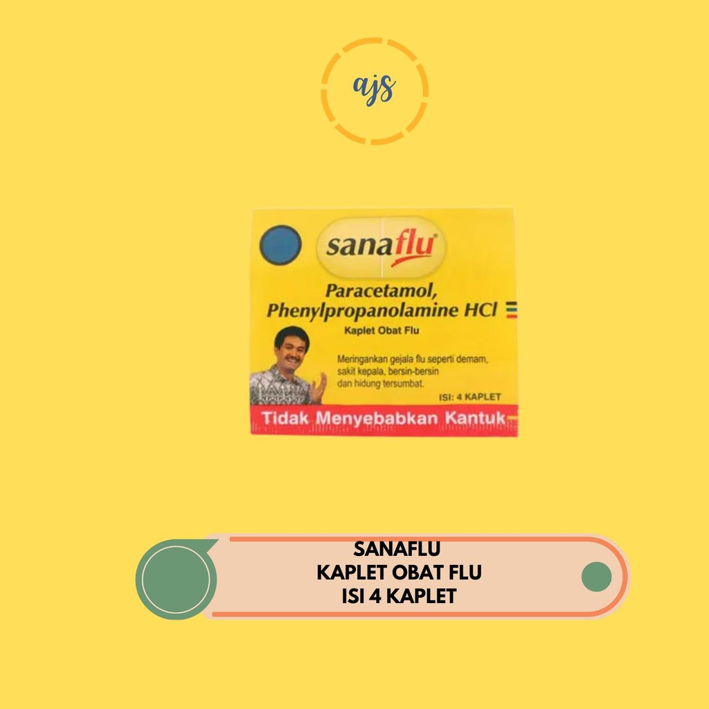 Sanaflu Obat Pilek Flu isi 4