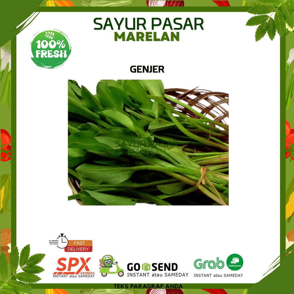 

Sayur Genjer 1 ikat / Bunga Genjer per ikat