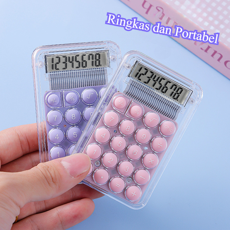 

Kalkulator Portable Candy Color - Hadiah Unik Transparan untuk Pelajar