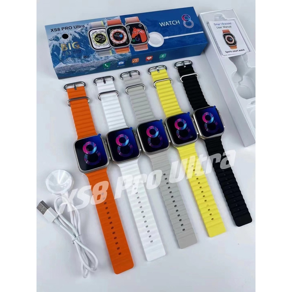Smartwatch XS8 Pro Ultra Series 8 1.93 inch Full Screen Fitness Heart Rate Monitoring Watch 49mm