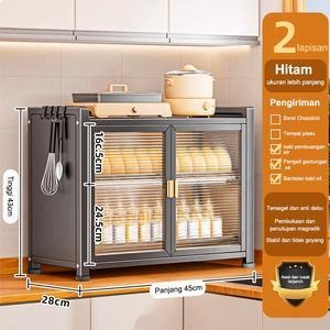 Rak Lemari Piring Rak Kabinet Dapur Rak Lemari Dapur Rak CuciStartPiring Stainless