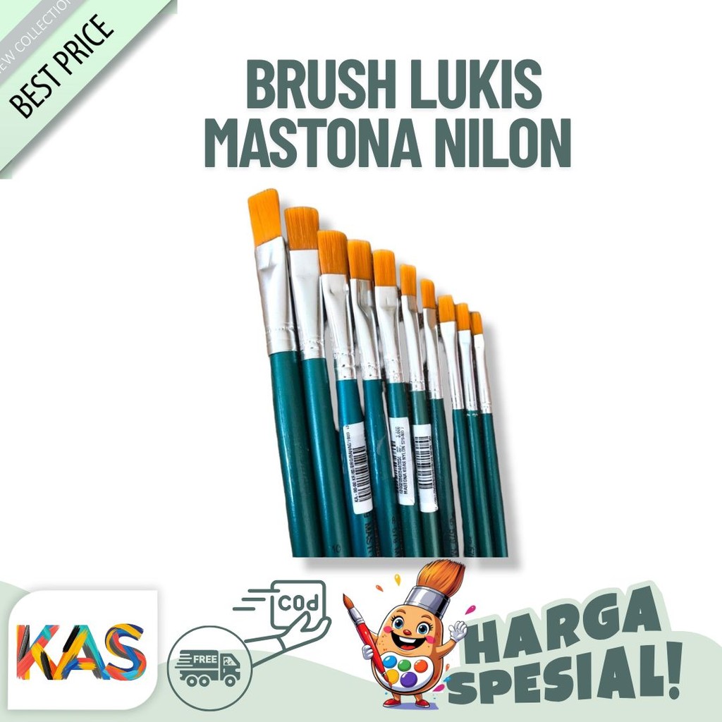 

Kuas Lukis // Brush Lukis Mastona Nilon 579 No 1-12