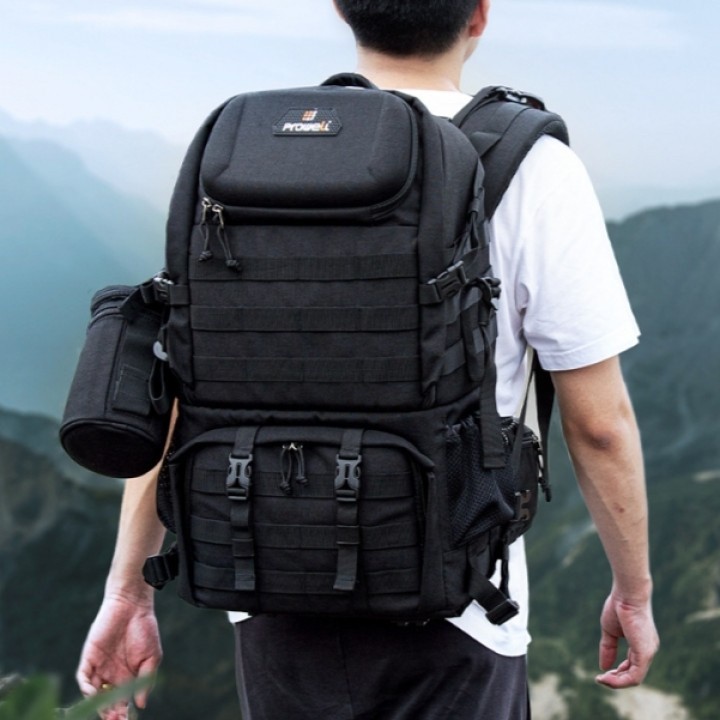 PROWELL DC23043A Tas Kamera 3 in 1 Backpack Bag Kapasitas Super Besar CO