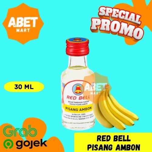 

RED BELL Perisa Makanan Pisang Ambon 30Ml - 30 Ml Redbell Redbel Botol Beling Ekstrak Extract Essence Esens Minuman Perasa Pak Pcs Dus