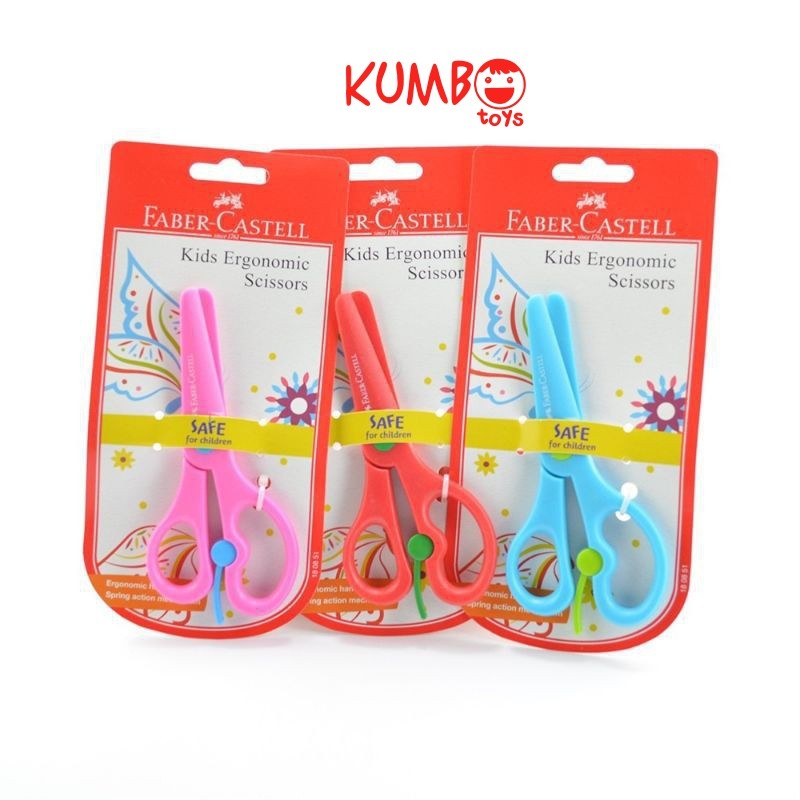 

JAMIN MURAH !!!Gunting Kertas Anak Gunting Anak Ujung Tumpul Scissors Kids Faber Castell(BISA LANGSUNG ORDER)