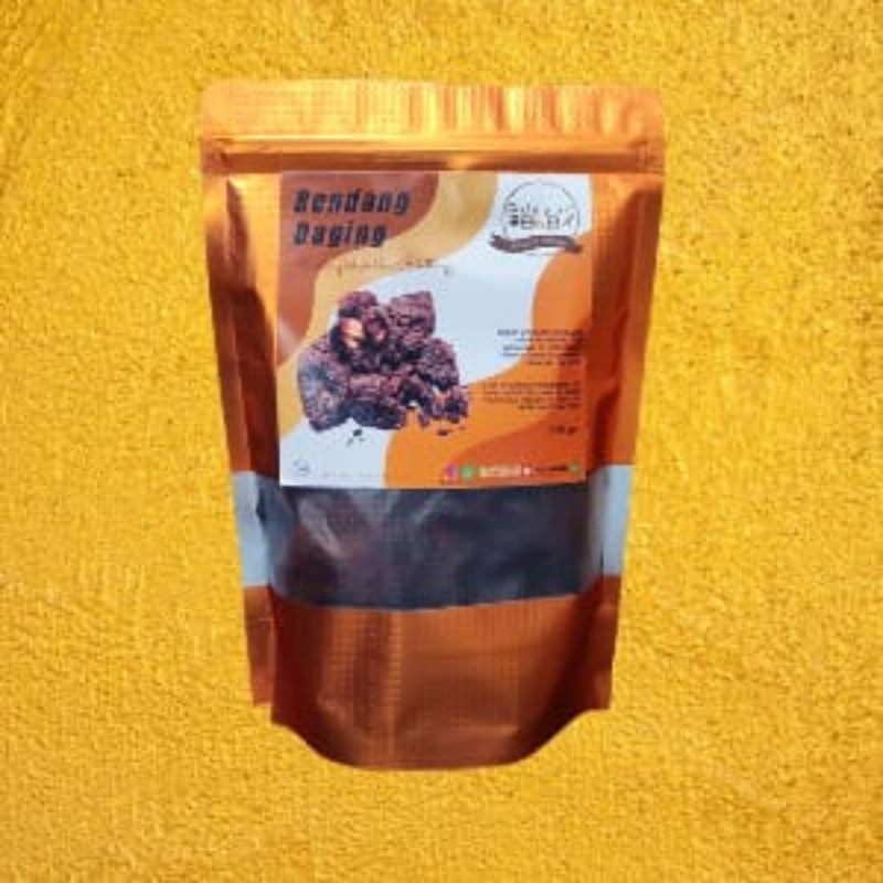 

Rendang hitam daging sapi. khas Bukittinggi